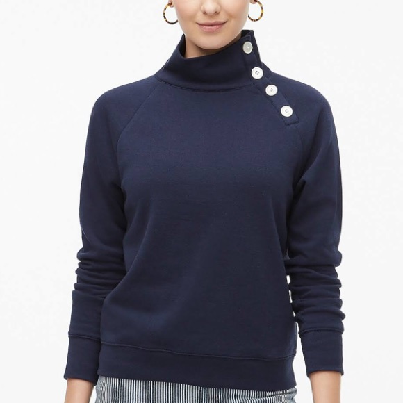 J. Crew Button-Collar Pullover
